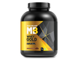 MuscleBlaze Whey Gold 100% Whey Protein Isolate (Rich Milk Chocolate, 2 kg / 4.4 lb)